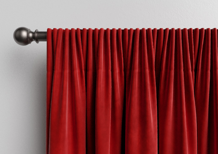 Odessa Velvet, Scarlet - Made to Measure Curtains - Image 9